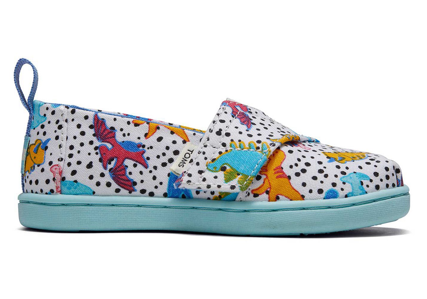 Toms Alpargata Tiny Dinosaur Doodles Espadrille Multicolor - Kids - 95136-ZMKA